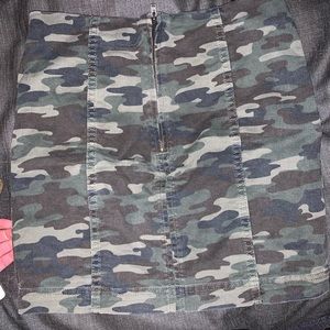 Free people Camo skirt